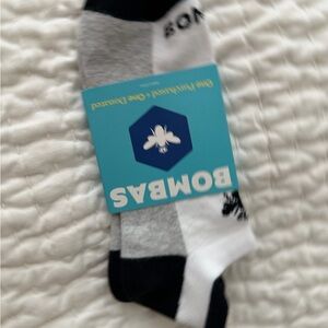 Bombas Men's Black and Gray Casual Socks